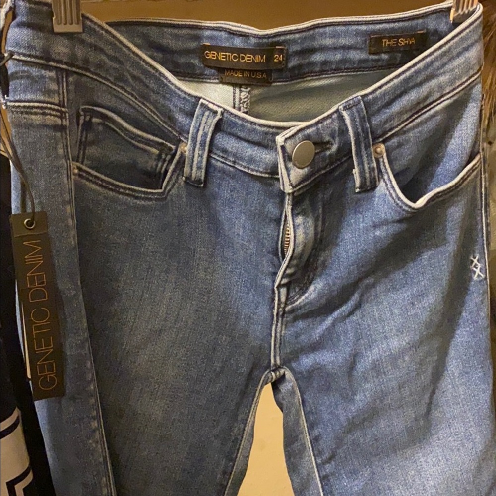 Genetic denim jeans